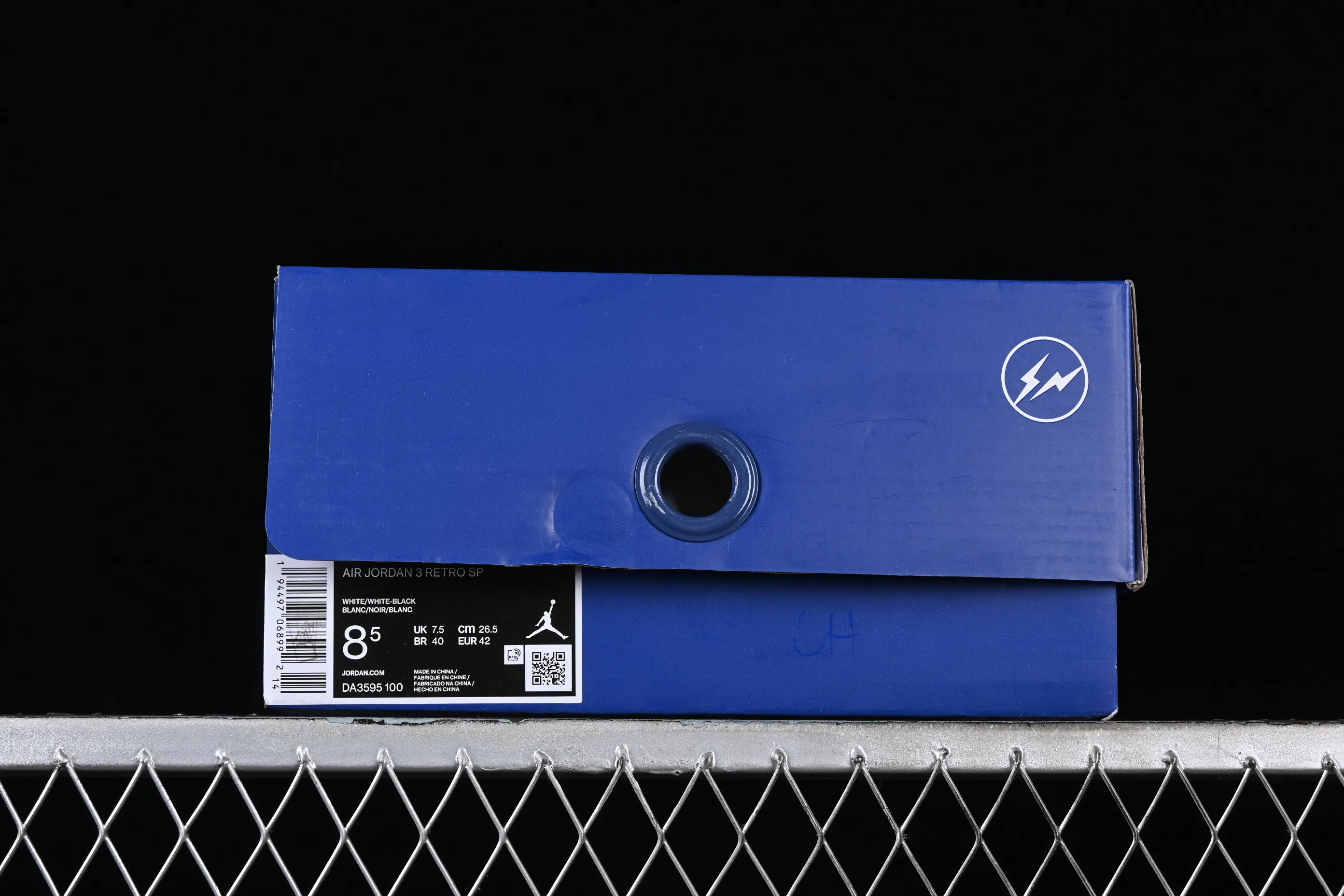 All categories Air Jordan Jordan series basketball shoes Air Jordan 3 Fragment Design x Air Jordan 3 AJ3 Joe 3 heel oxidized version Hiroshi Fujiwara co-branded DA3595-100